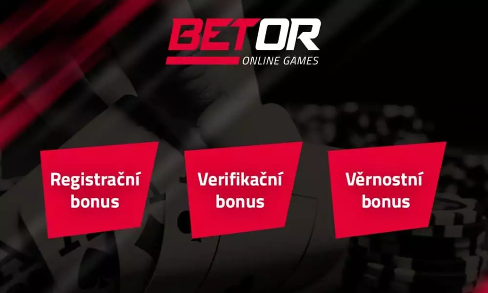 Online casino Betor plus – české legální kasino nabízí bonus bez vkladu
