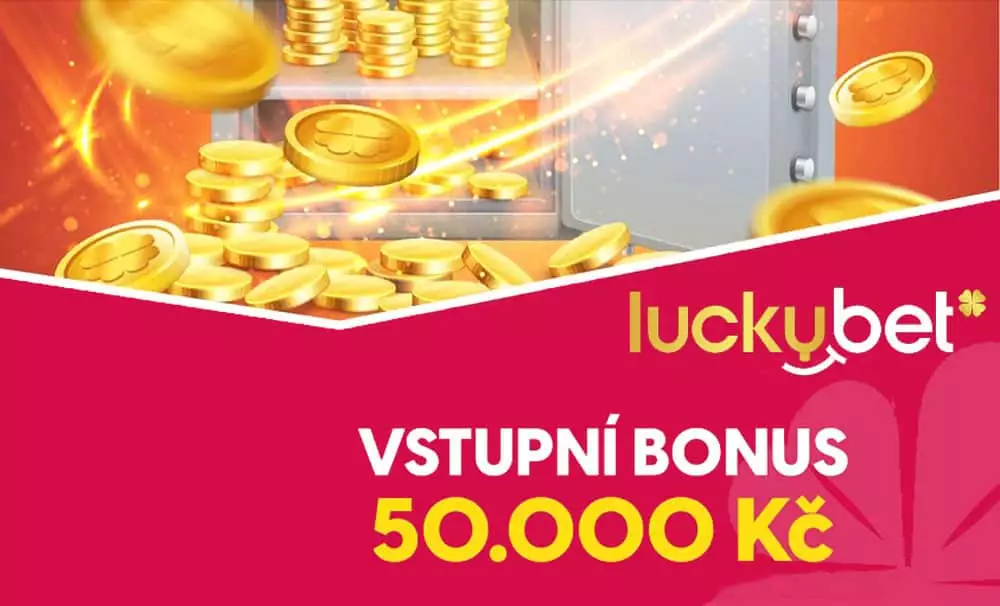 LuckyBet casino bonus ⇒ 300 Kč zdarma a až 50 000 Kč bonus za vklad